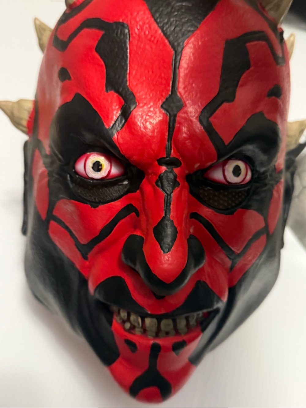 Awesome Halloween masks prices range from 30-90 (darth maul obviously)